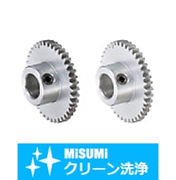 【クリーン洗浄品】平歯車　モジュール０．５　軸穴加工タイプ