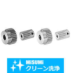 【クリーン洗浄品】平歯車　モジュール１．０　軸穴加工タイプ