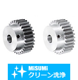 【クリーン洗浄品】平歯車　モジュール１．５　軸穴加工タイプ