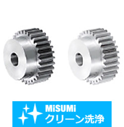 【クリーン洗浄品】平歯車　モジュール２．０　軸穴加工タイプ