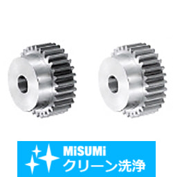 【クリーン洗浄品】平歯車　モジュール３．０　軸穴加工タイプ