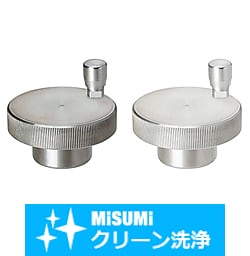【クリーン洗浄品】ステンレスローレットハンドル SHD-HOKS40-KC11