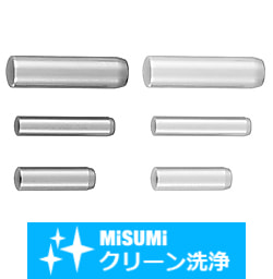 【クリーン洗浄品】ノックピン　プラス公差　片端テーパ､片端球　はめあい公差：+0.01/+0.005 SH-MSC4-6