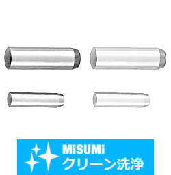 【クリーン洗浄品】ノックピン　マイナス公差　端部形状：片端テーパ､片端球　はめあい公差：h7 SH-MSH1.5-8