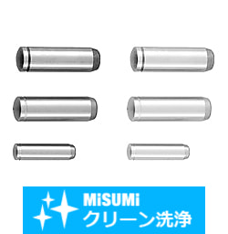 【クリーン洗浄品】汎用ピン　端部形状：片端テーパ､片端球　はめあい公差：g6 SL-MSGS8-20