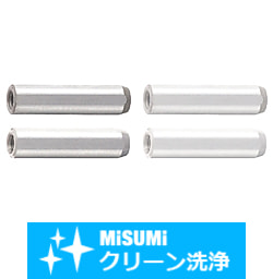 【クリーン洗浄品】ノックピン　－マイナス公差－【メカニカル部品カタログ掲載】
