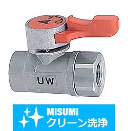 【クリーン洗浄品】小型ボールバルブ　ステンレスタイプ　ＰＴメス・ＰＴメス SH-BBCCS22