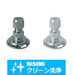 【クリーン洗浄品】サニタリー変換継手　くい込み継手タイプ