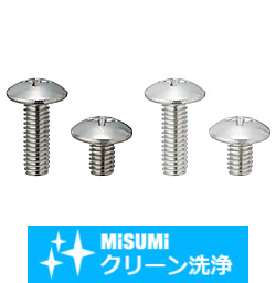 【クリーン洗浄品】十字穴付トラス小ねじ SH-TRSS6-15