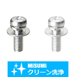【クリーン洗浄品】座金組込十字穴付なべ小ネジ-単品販売－ SH-NSET2.6-4