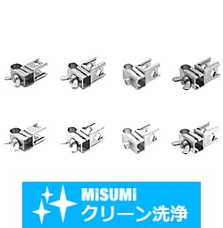 【クリーン洗浄品】フレキシブルクランプ　蝶ナット SHD-FLEBS15-8