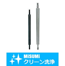 【クリーン洗浄品】円形支柱－両端おねじインロー付－