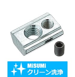 【クリーン洗浄品】６シリーズ_アルミフレーム用後入れロックナット SL-HNTRSN6-3