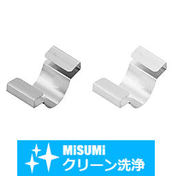 【クリーン洗浄品】８シリーズ_アルミフレーム用先入れ角ナット用金属ストッパ