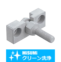 【クリーン洗浄品】フローティングジョイント　簡易接続型　－おねじ　シリンダコネクタ・ホルダセット　－