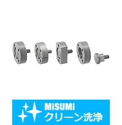 【クリーン洗浄品】フローティングジョイント　フランジ取付型　－シリンダコネクタ－おねじタイプ