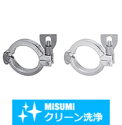 【クリーン洗浄品】サニタリー管用継手　クランプ　中・高圧用 SHD-SNCPH2.5S