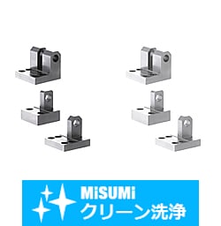 【クリーン洗浄品】肉厚ヒンジベ－ス　－Ｌ字支点型－