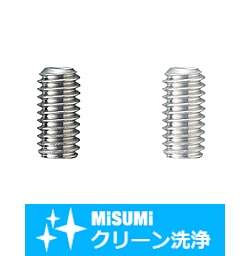 【クリーン洗浄品】六角穴付止めねじ－平先・小箱　－