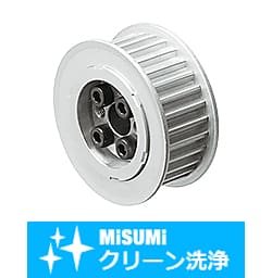 【クリーン洗浄品】面圧ハイトルクタイミングプーリ　S5Mタイプ-メカロックスタンダード組込