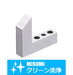【クリーン洗浄品】受駒(縦勾配) -ノック穴２つ・通し穴２つタイプ-
