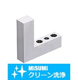 【クリーン洗浄品】受駒(平面) -ノック穴２つ・通し穴２つタイプ-