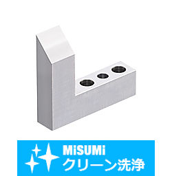 【クリーン洗浄品】受駒(横勾配) -ノック穴２つ・通し穴２つタイプ-