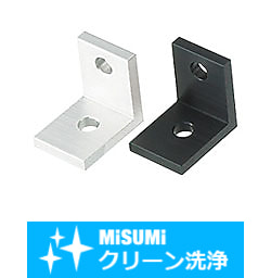 【クリーン洗浄品】８シリーズ（溝幅１０ｍｍ）用薄型ブラケット SH-HBLSS8-SST