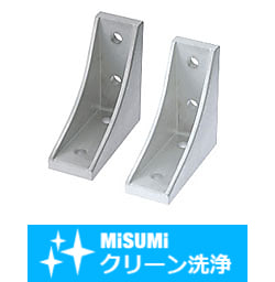 【クリーン洗浄品】８－４５シリーズ（溝幅１０ｍｍ－１列溝用－突起付反転ブラケット 取付穴4個タイプ SHD-HBLFSSW8-45-SST