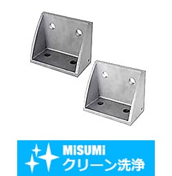 【クリーン洗浄品】１０シリーズ（溝幅１２ｍｍ）－２列溝用－突起付反転ブラケット SHD-HBLFSD10-10-SST