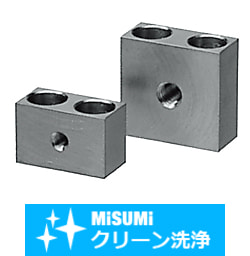 【クリーン洗浄品】位置決め調整ねじブロック　ザグリ穴タイプ