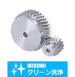 【クリーン洗浄品】ヘリカルギア モジュール2.5 軸穴指定タイプ
