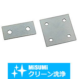 【クリーン洗浄品】１０シリーズ（溝幅１2ｍｍ）　６０角アルミフレーム用板金プレート　角タイプ