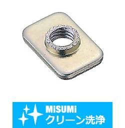 【クリーン洗浄品】５シリーズ（溝幅６ｍｍ）用　アルミフレーム用先入れ角ナット SL-HNKK5-3