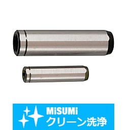 【クリーン洗浄品】汎用ピン　端部形状：両端テーパ　はめあい公差：g6
