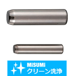 【クリーン洗浄品】ノックピン　プラス公差　端部形状：両端テーパ　はめあい公差：+0.002/0 SH-MSVC8-20