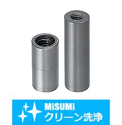 【クリーン洗浄品】段付平行ピン　タップ付貫通穴タイプ SH-MSYTC10-25