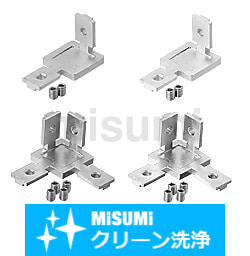 アルミフレーム　角　30mm×30㎜　長さ1010㎜　5本セット　DIY　AD-49 アルミフレーム 角 縦30㎜×横30㎜ □M6ブラケット付□ 長