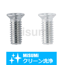 クリーン洗浄品】十字穴付低頭皿小ねじ-単品・小箱- | ミスミ