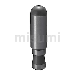 位置決めピン 大頭／小頭球面タイプ－全周溝形状－ | ミスミ | MISUMI