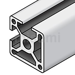 アルミフレーム 8-45シリーズ 正方形 45×45mm 1列溝 2面溝 | ミスミ