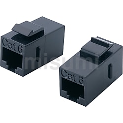 LANケーブル延長 シールド無 CAT6A/CAT6 パネルマウント JJ