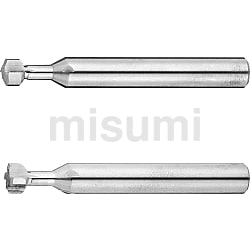 超硬Ｔスロットカッター 2枚刃/4枚刃/底部コーナーアングル、裏部ラジアス | ミスミ | MISUMI(ミスミ)