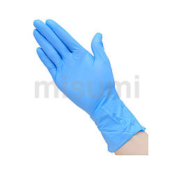 GNGLV-NP-L-5P | 極薄ニトリルゴム手袋 ブルー （粉なし） | ミスミ