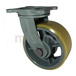 重荷重用ウレタン車輪付自在車（UHB-g型） FCDダクタイル製金具