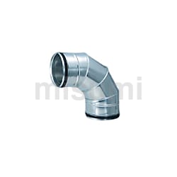 F-Ring スパイラルダクト継手 90°セクションベンド | 栗本鐵工所