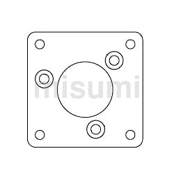 エンコーダ用フランジ【E69】 | オムロン | MISUMI(ミスミ)