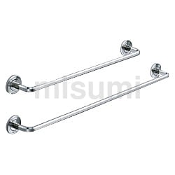 ZL-3202-480 | ステンレス鋼（SUS316）製タオル掛 ZL-3202型 | スガツネ工業 | MISUMI(ミスミ)
