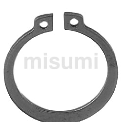 C型止め輪（軸用） 羽島板バネ製作所製 | ＳＵＮＣＯ | MISUMI(ミスミ)