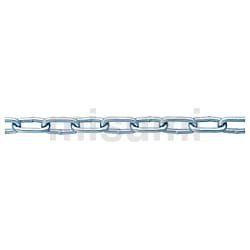 ニッサチェイン 鉄ユニクロ溶接リンクチェイン 4mm×30m